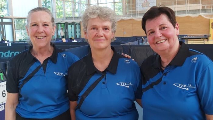Tischtennis: Trio des TTV Gärtringen qualifiziert sich für deutsche Senioren-Meisterschaft
