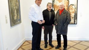 Joachim Kupke und Hans Bäurle in der Galerie Schlichtenmaier