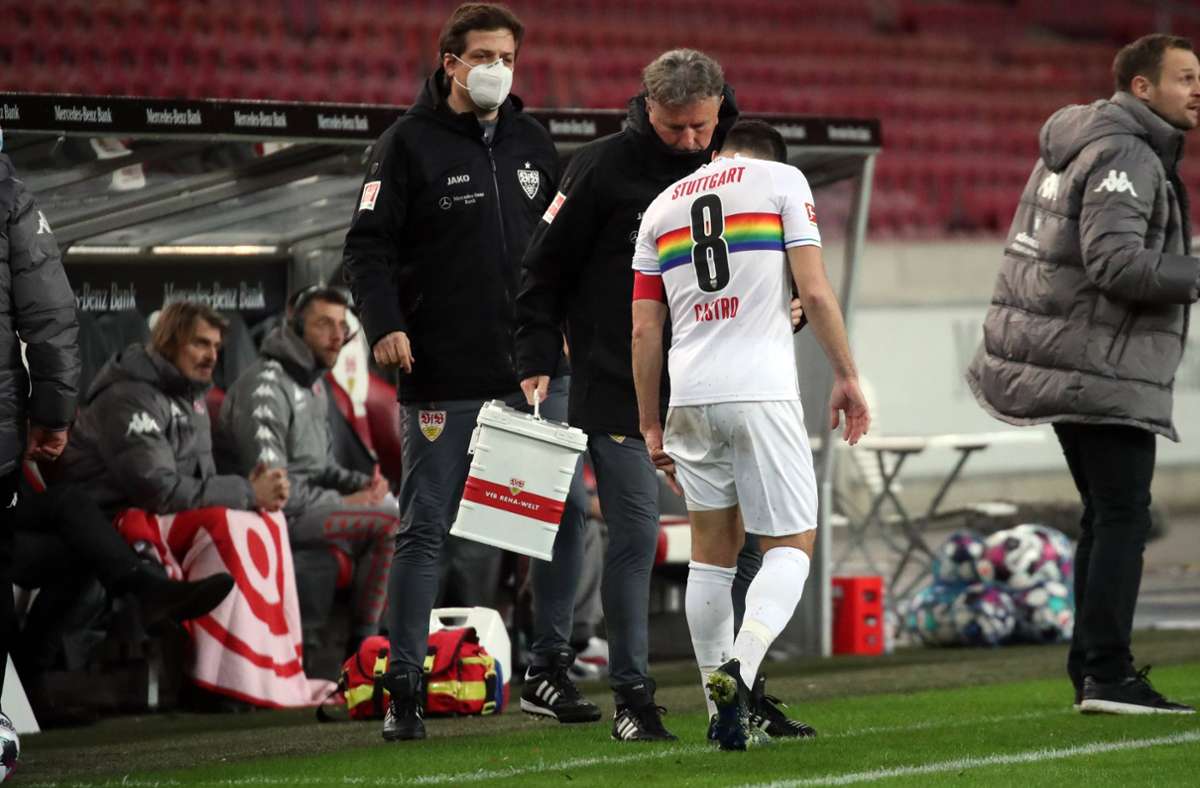 Nach seiner verletzungsbedingten Auswechlung im Spiel gegen Mainz ist Gonzalo Castro gegen Berlin noch nicht fit genug für einen Einsatz von Beginn an. Foto: imago//Robin Rudel