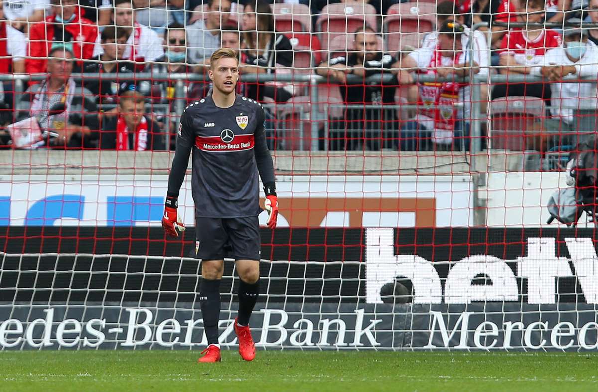 Der neue VfB-Torwart Florian Müller ist völlig unumstritten – trotz bereits zwölf Gegentoren.