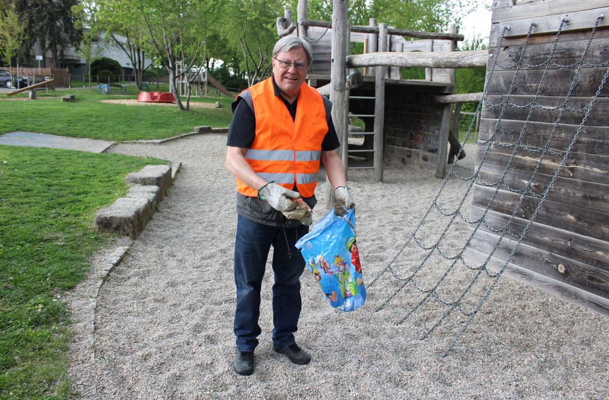 Umweltschützer aus Filderstadt: Er hebt den Müll für andere auf
