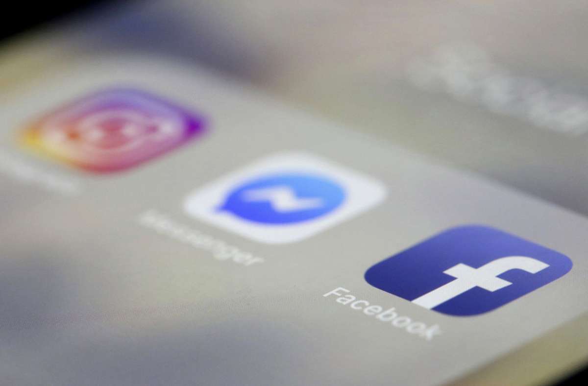 Die Plattformen Facebook, Instagram, Twitter, Tiktok, VKontakte, Odnoklassniki sowie Youtube würden zu einer Geldstrafe verurteilt, hieß es am Mittwoch. Foto: AP/Jenny Kane