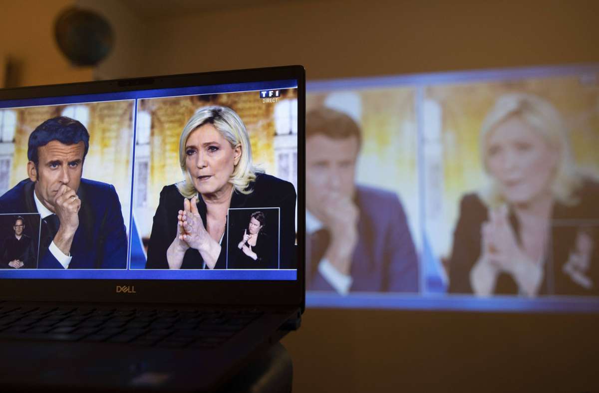 Showdown vor Frankreichwahl: Macron und Le Pen im Führungsstreit – so lief das TV-Duell