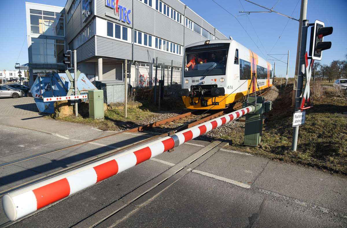 Ab 1. August in Holzgerlingen: Nächtliche Baumaßnahmen auf der Schönbuchbahn