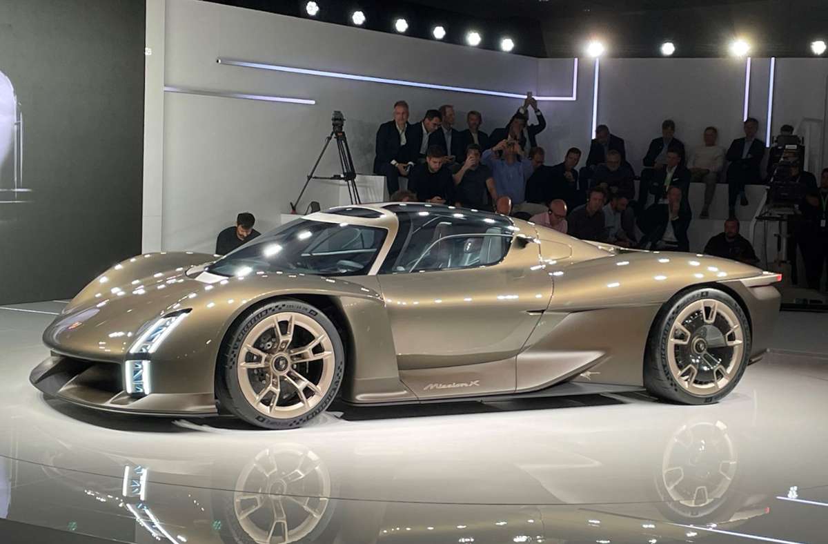 Neuheit zum Jubiläum: Porsche hat seinen Konzept-Supersportwagen Mission X vorgestellt.