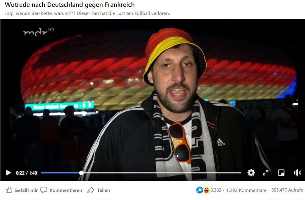Virales Video zur EM 2021: Wutrede auf DFB-Elf - Deutschland-Fan platzt der Kragen