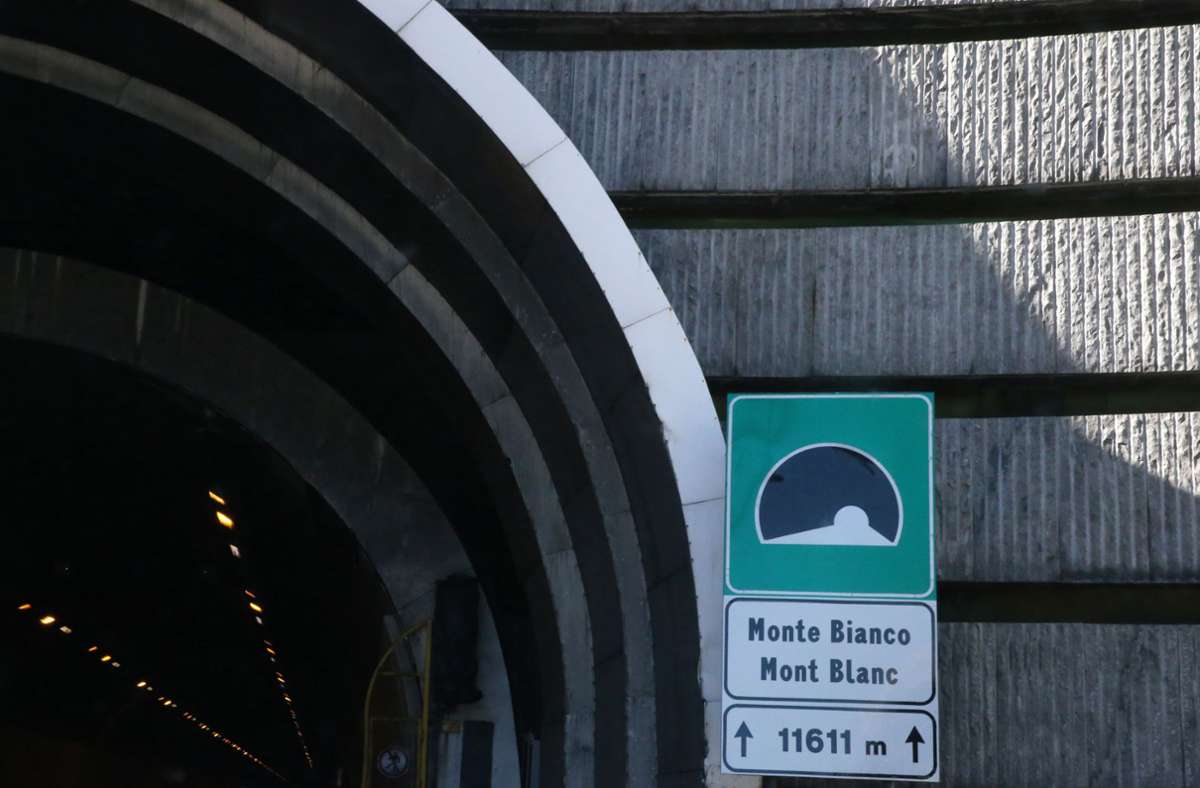 Mont-Blanc-Tunnel wird für zwei Monate gesperrt