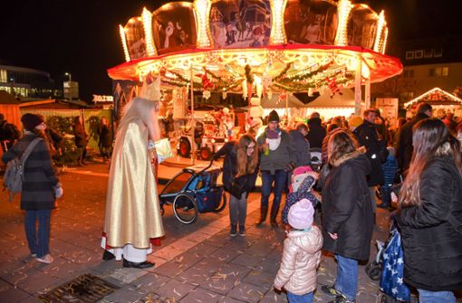 In Zukunft soll der Nikolaus auf dem Böblinger Marktplatz unterwegs sein. Foto: Archiv/B