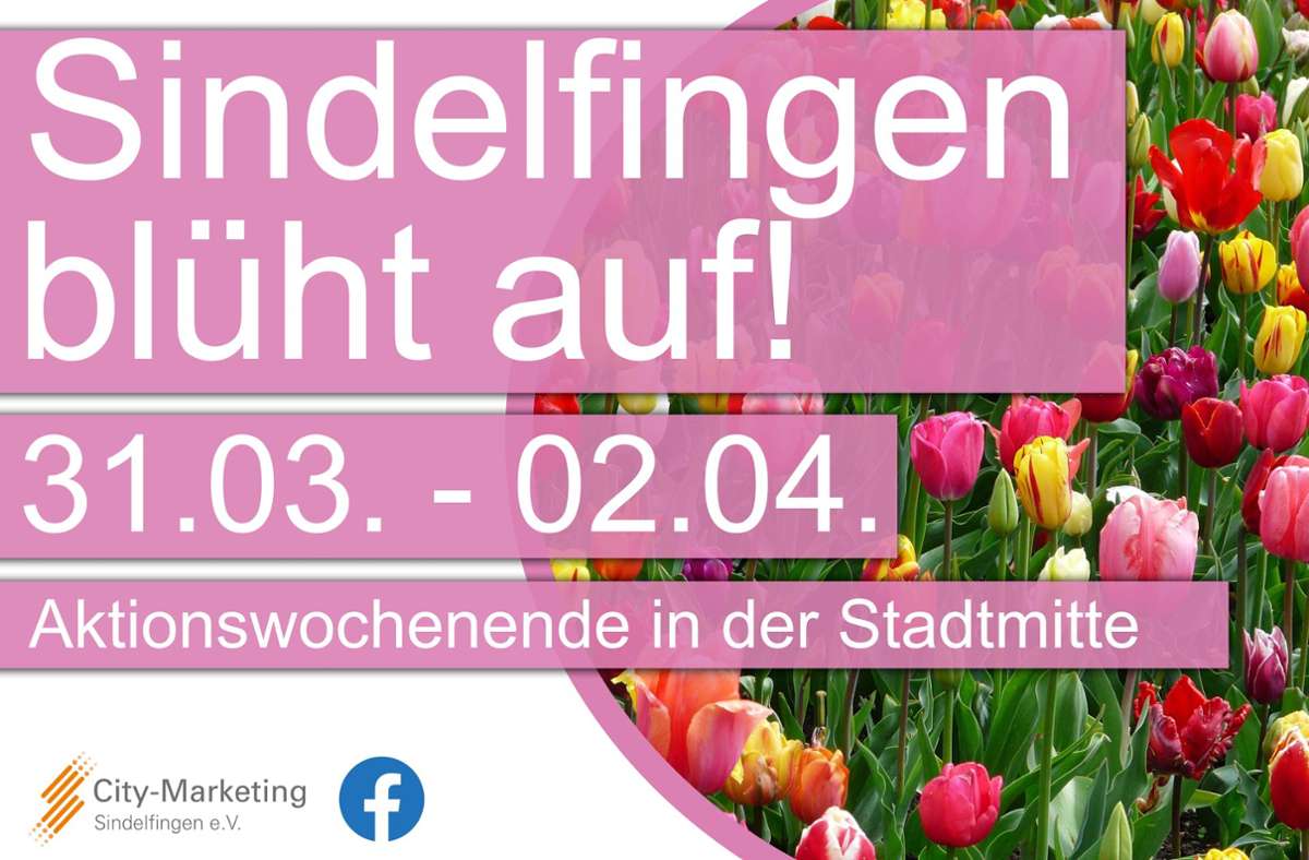 Vom 31. März bis 2. April in Sindelfingen: Innenstadt lockt zu „Sindelfingen blüht auf“
