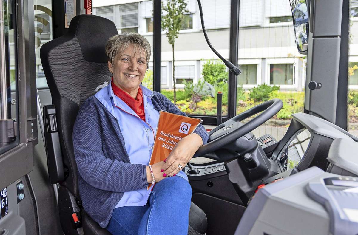 Marlies Sparn aus Weil der Stadt: Zum dritten Mal Busfahrerin des Jahres