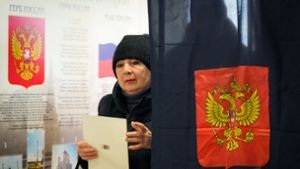 Wahl in Russland fortgesetzt - Drohungen gegen Kremlgegner
