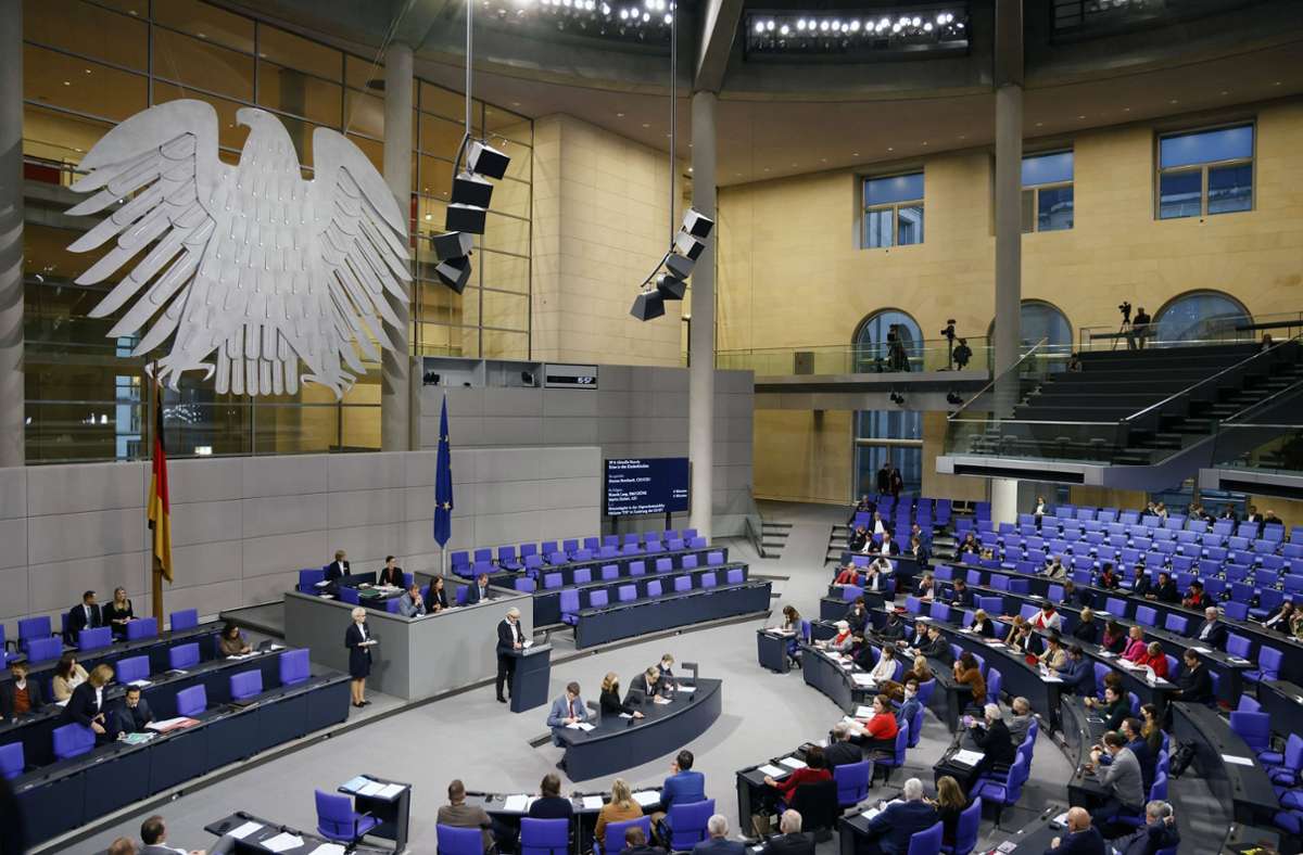 der deutsche Bundestag in Berlin (Archivbild) Foto: IMAGO/Future Image/IMAGO/Jean MW