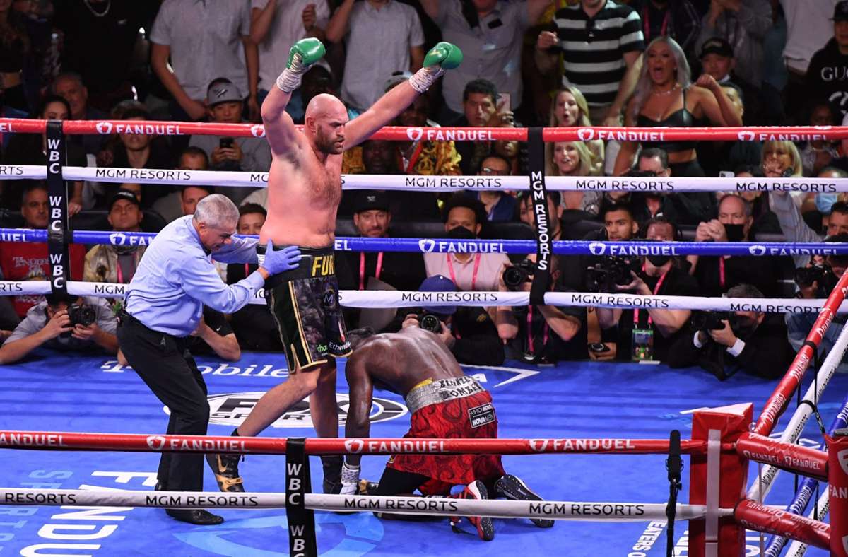 Erfolg über Deontay Wilder: Tyson Fury verteidigt seinen Weltmeistertitel mit K.o.-Sieg