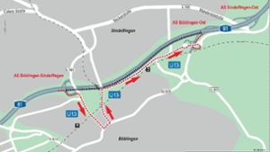 A 81 Richtung Stuttgart vom 28. bis 31. Oktober  gesperrt