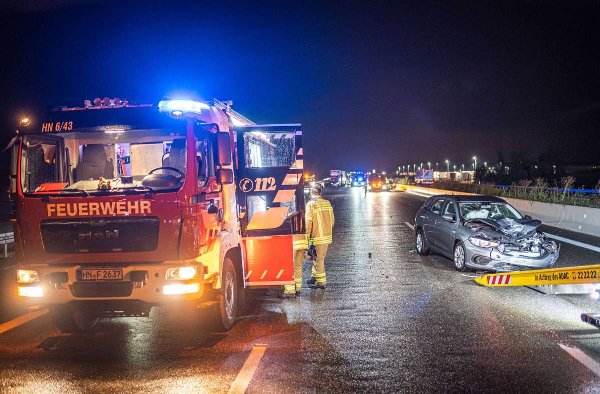 A6 bei Bad Rappenau: Autofahrer steigt nach Unfall aus - und wird totgefahren