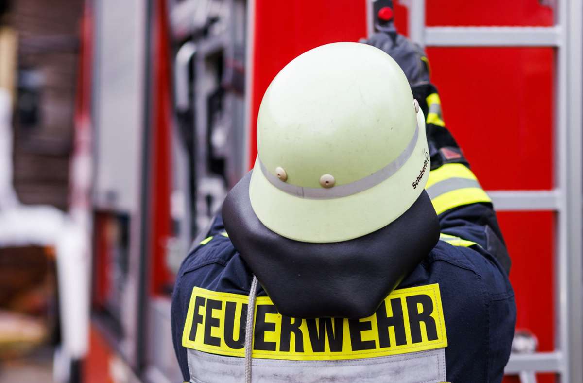 Fahrzeugbrand in Vaihingen an der Enz: Oldtimer geht in Flammen auf