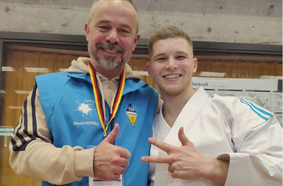 Karate bei der SV Böblingen: Fabian Straub holt Bronze im Kata bei der deutschen Meisterschaft