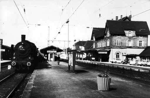 Der Mann in der Lok hat den Daimlerzug in Richtung Horb gefahren. Foto: Archiv/privat