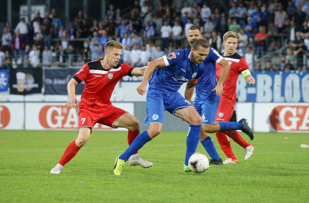 Stuttgarter Kickers gegen SSV Reutlingen: So haben sich die Blauen im Derby geschlagen