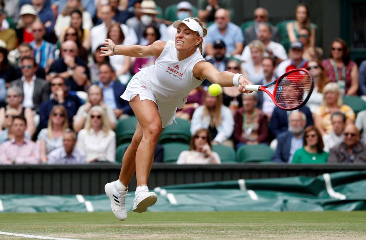 Tennis in Wimbledon: Angelique Kerber verliert Halbfinale gegen Ashleigh Barty