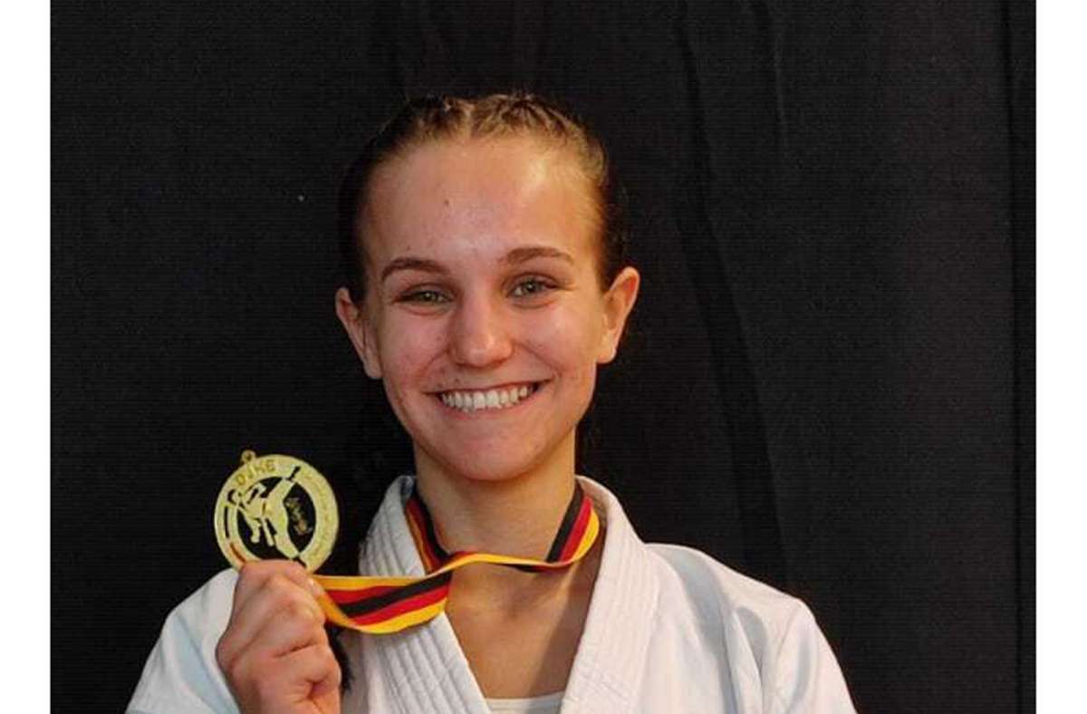 Karate beim Dojo Jiriki Gäufelden: Ina Häcker holt Platz drei bei der deutschen Meisterschaft