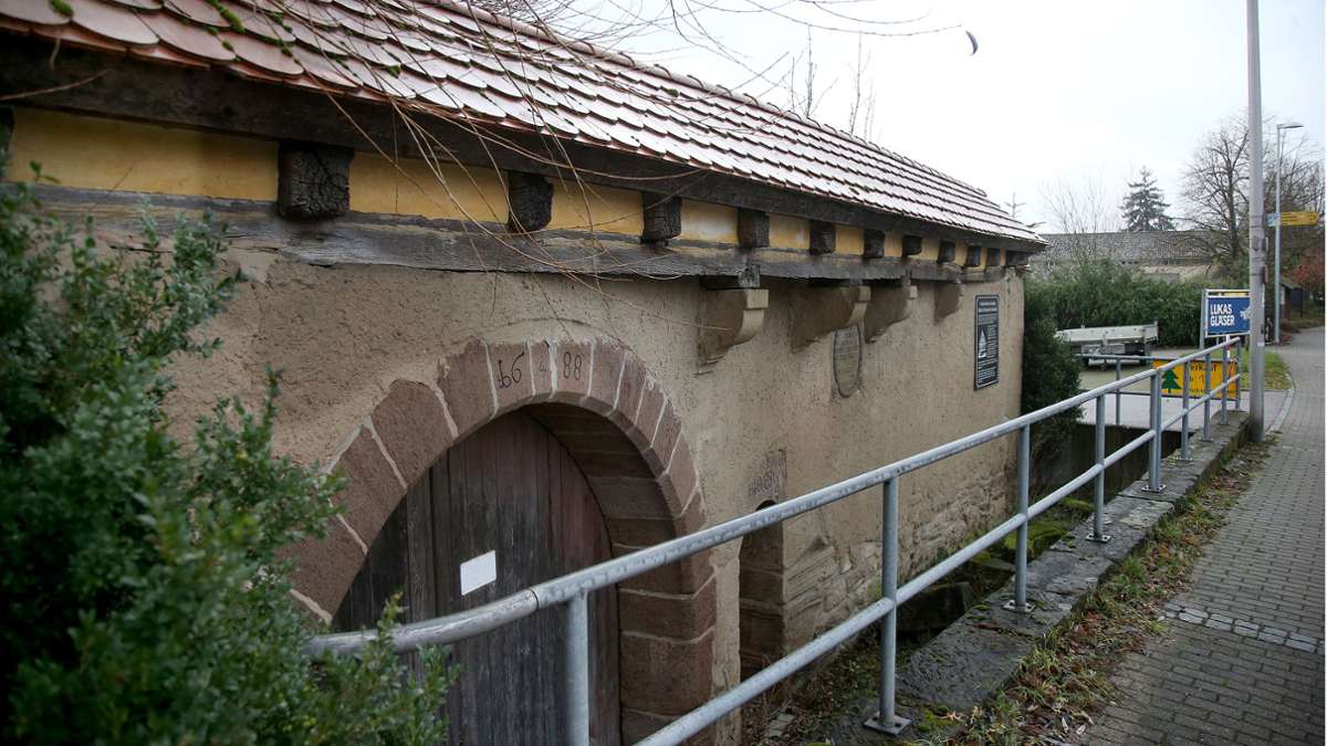 Areal Bottwarwiesen in Oberstenfeld: Historische Mauer wird versetzt