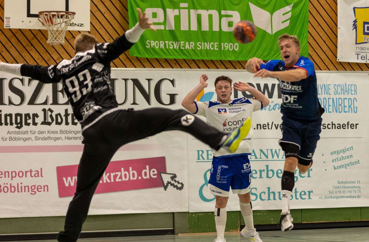 Handball-Oberliga: SG H2Ku Herrenberg besiegt Schmiden im Endspurt 28:23.