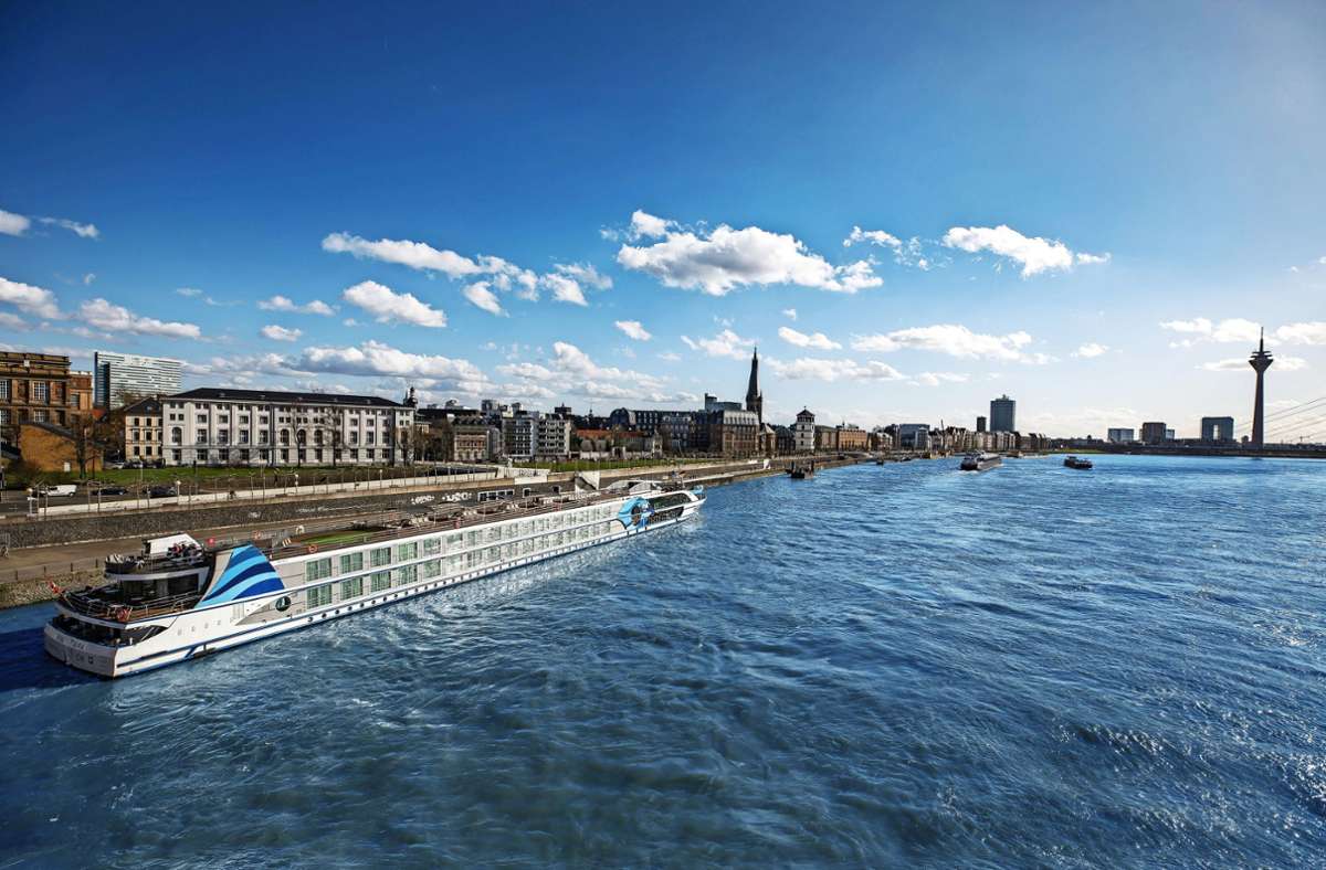 Düsseldorf – vom Rhein aus gesehen. Foto: V/va Cruises / cf