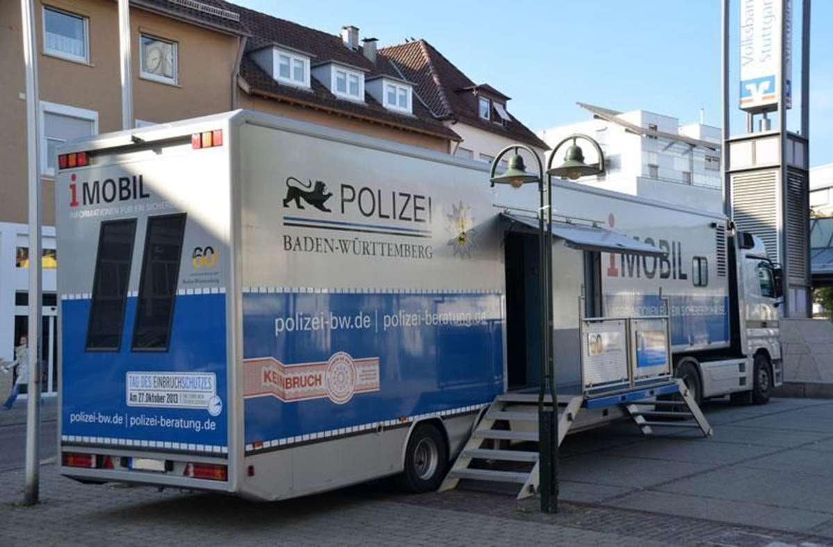 Infoveranstaltung der Polizei im Kreis: Info-Truck kommt nicht nach Böblingen