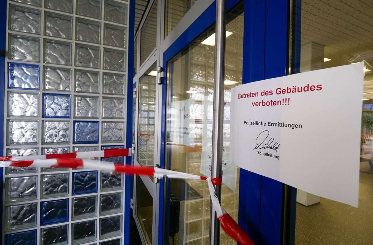 Massive Zerstörung: Randalierer am Leonberger BSZ