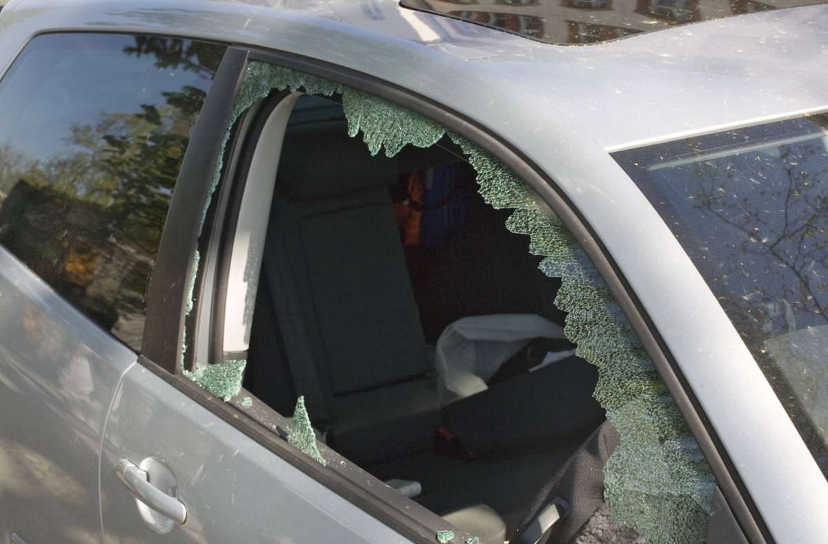 Angriff in Vaihingen an der Enz: Auto mit Baseballschlägern attackiert