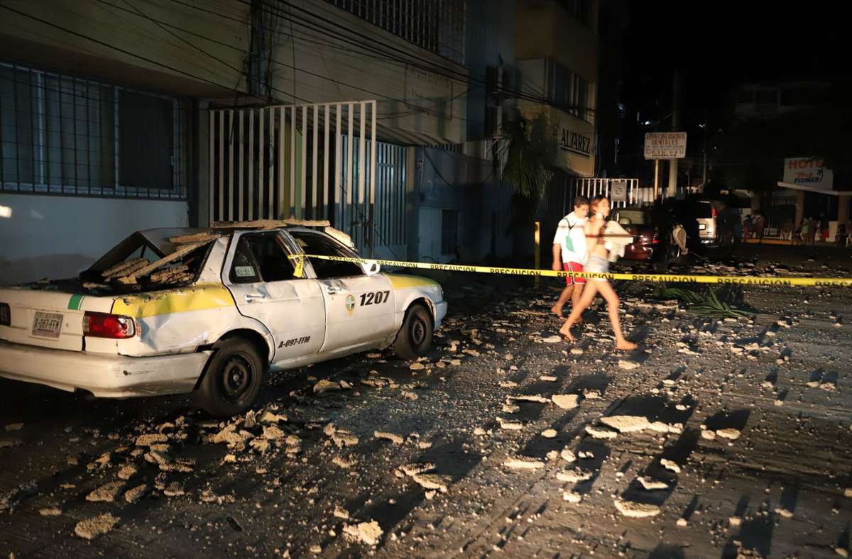 Bei Acapulco: Schweres Erdbeben erschüttert Mexiko - mindestens ein Toter