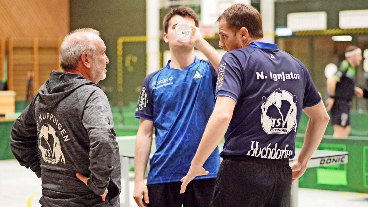 3. Tischtennis-Liga Männer: Aus zwei Spielen hat TSV Kuppingen mindestens einen Sieg eingeplant