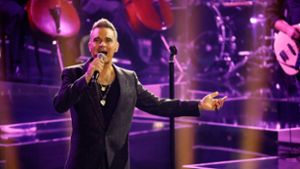 Robbie Williams singt für Englands Nationalspieler