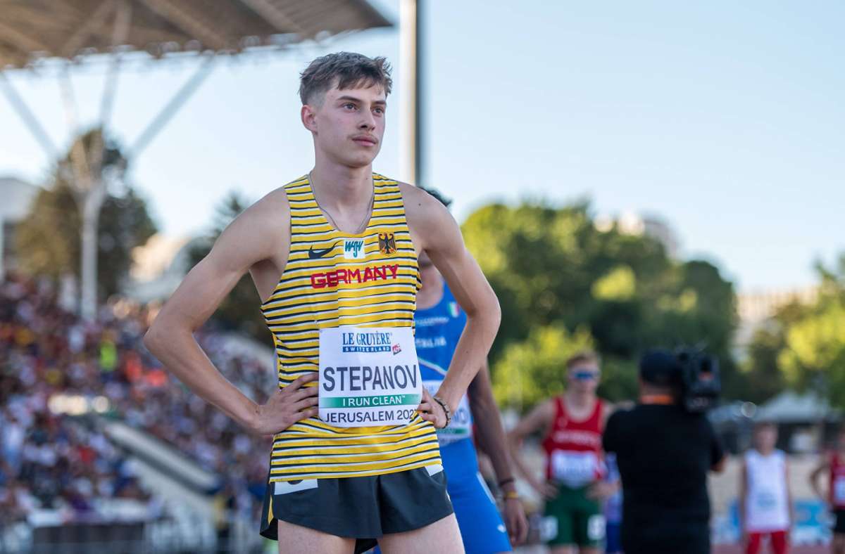Leichtathletik beim VfL Sindelfingen: Alexander Stepanov überraschender Fünfter bei der U20-EM in Israel