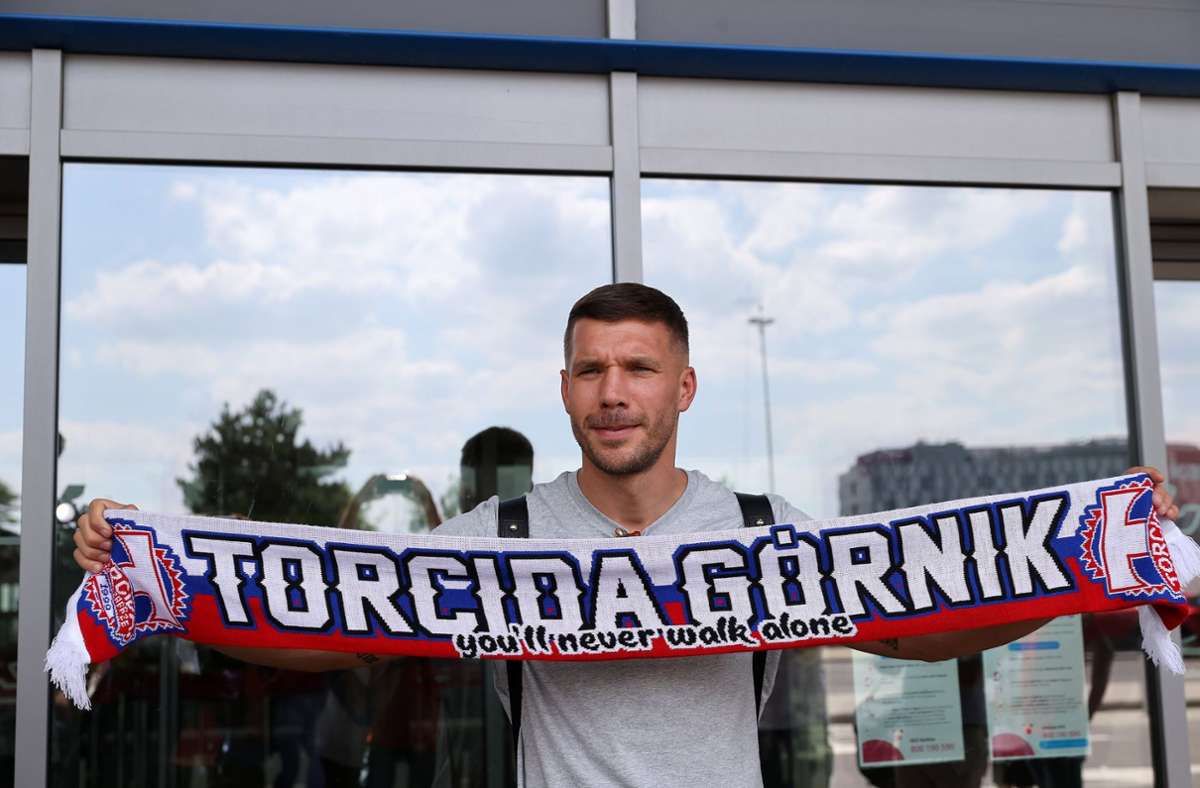 Lukas Podolski: Ex-Nationalspieler heuert bei Gornik Zabrze in Polen an