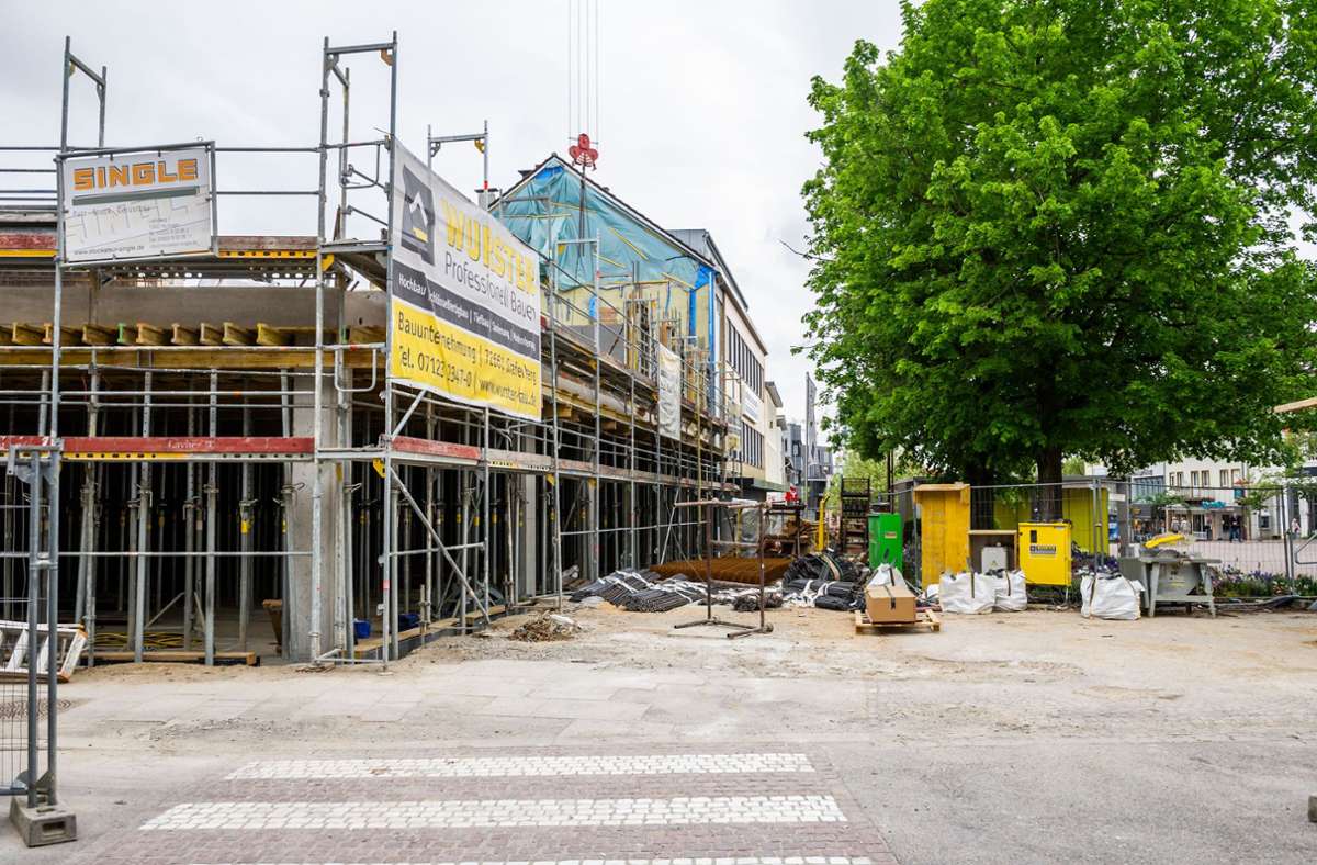 Am Sindelfinger Marktplatz: Böblinger Straße für drei Wochen voll gesperrt