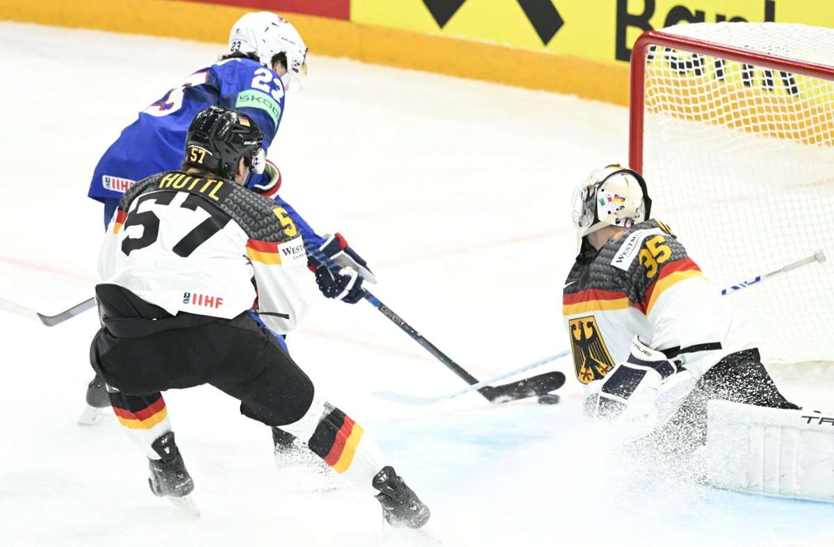 Niederlage gegen die USA: Deutsches Eishockey-Team bei der WM weiter ohne Punkte