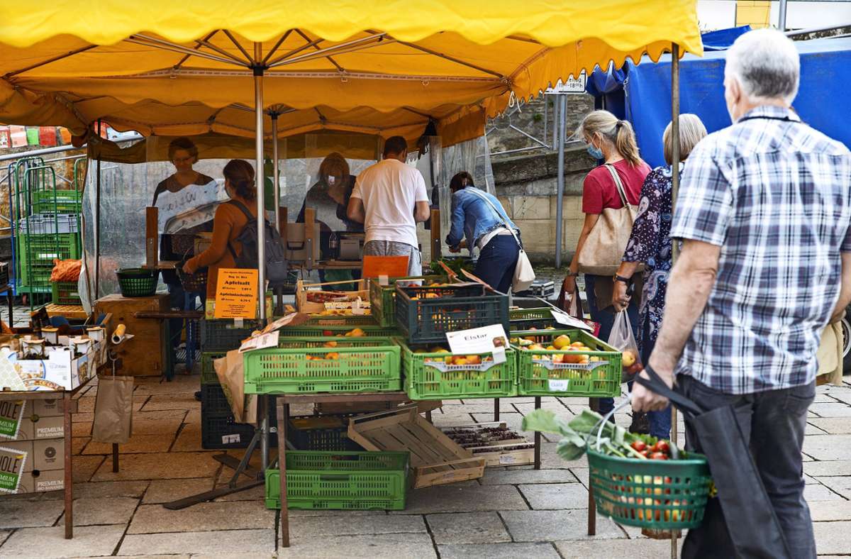 Wochenmarkt  Holzgerlingen: Mehr Stände sollen  mehr Laufkundschaft bringen