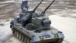 Erste  Gepard-Panzer in Kiew angekommen