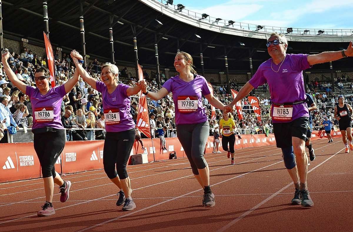 Leichtathletik: Familie Philippin aus Malmsheim schafft gemeinsam einen Marathon