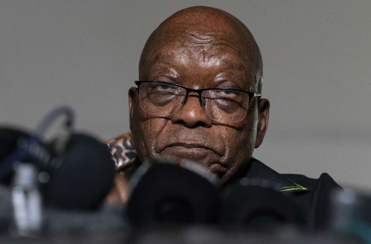 Jacob Zuma hat die Haftstrafe angetreten (Archivbild). Foto: dpa/Shiraaz Mohamed