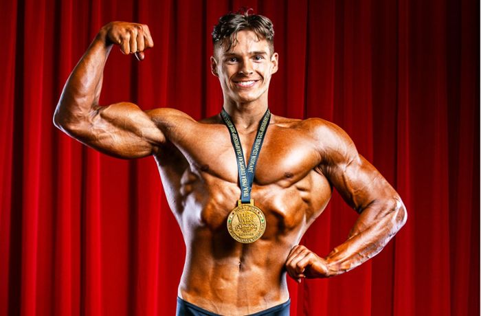 Natural Bodybuilding: Robin Linsenmaier aus Hildrizhausen ist nicht nur zweifacher Europameister