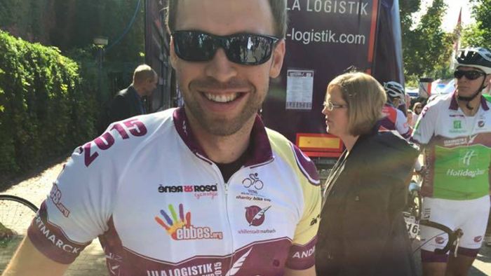 Auch Andreas Hinkel fährt beim  Charity Bike Cup in Öschelbronn mit