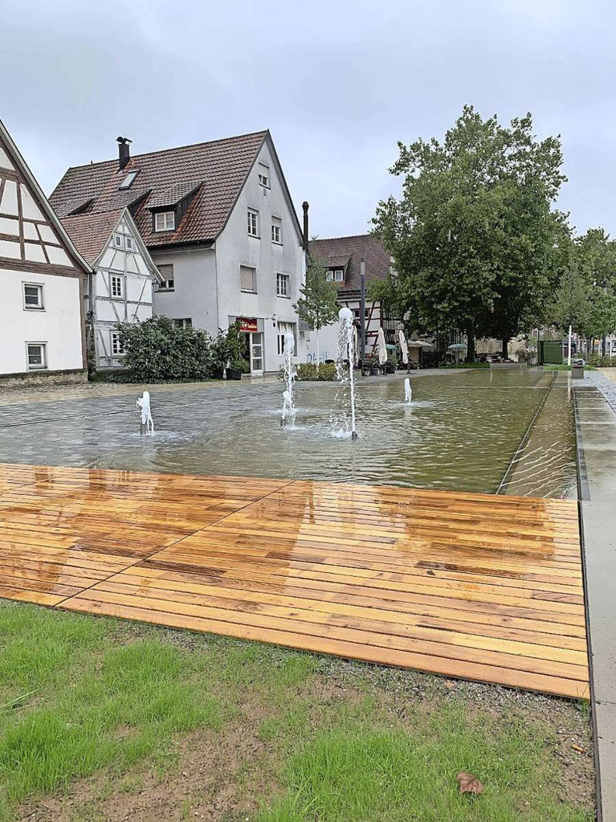 Energiesparen in Herrenberg: Brunnen werden frühzeitig abgeschaltet