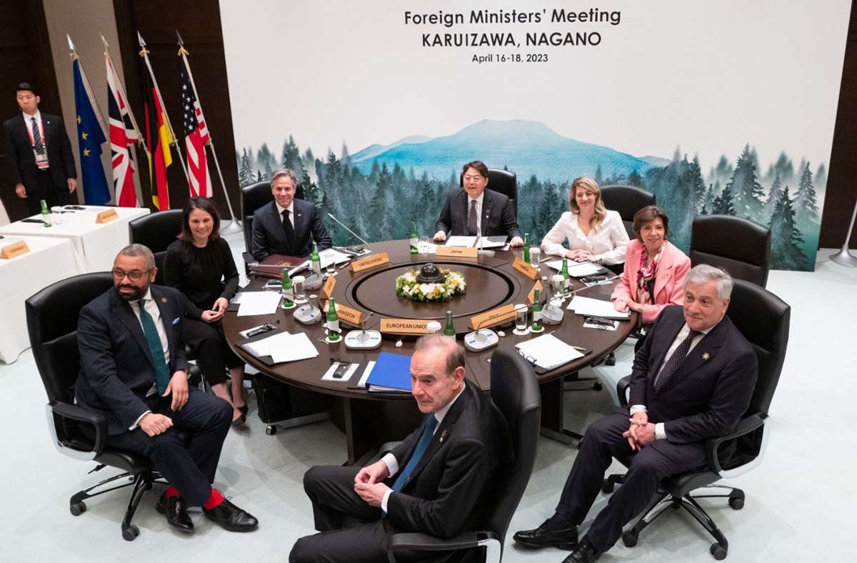 Krieg in der Ukraine: G7 droht Unterstützern von Russland mit „hohem Preis“