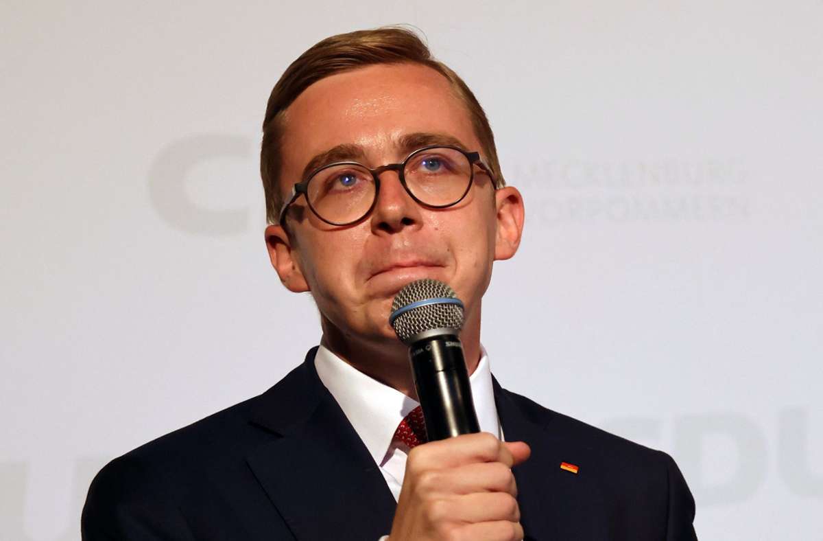 Auch der CDU-Bundestagabgeordnete Philip Amthor verlor in seinem Wahlkreis in Mecklenburg-Vorpommern gegen den SPD-Politiker Erik von Malottki.