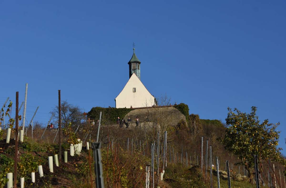 Ein paar Kilometer weiter thront die Wurmlinger Kapelle.