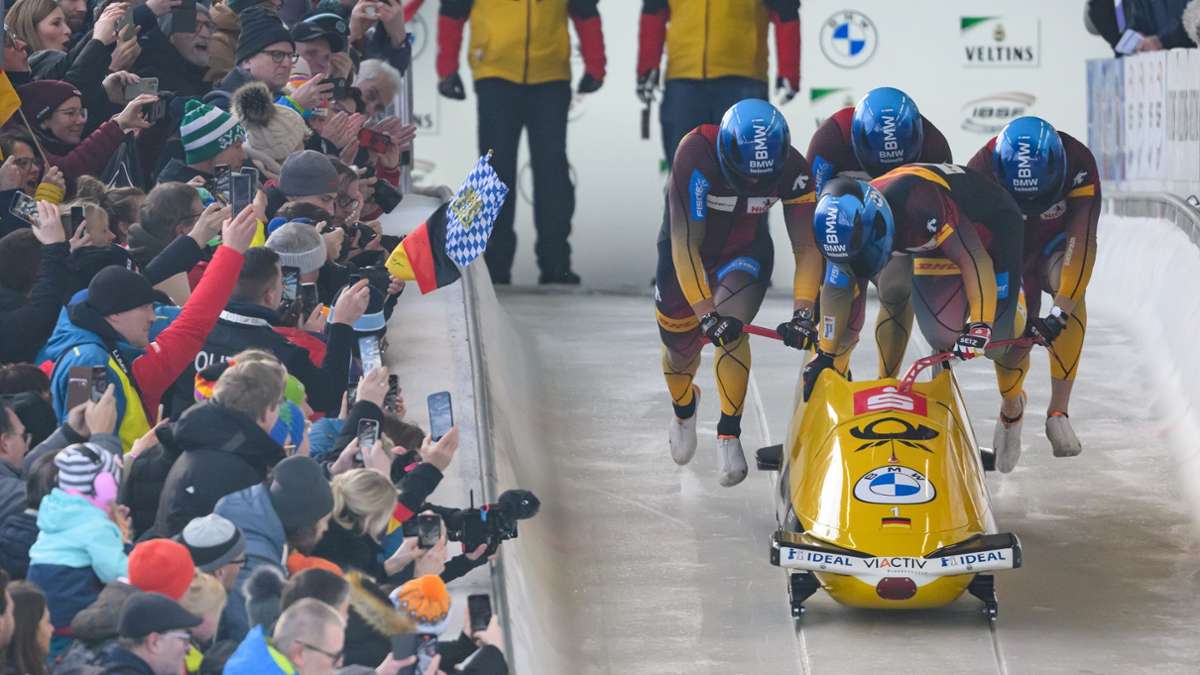 Wintersport: Friedrich holt fünftes Double bei zehnter Viererbob-WM