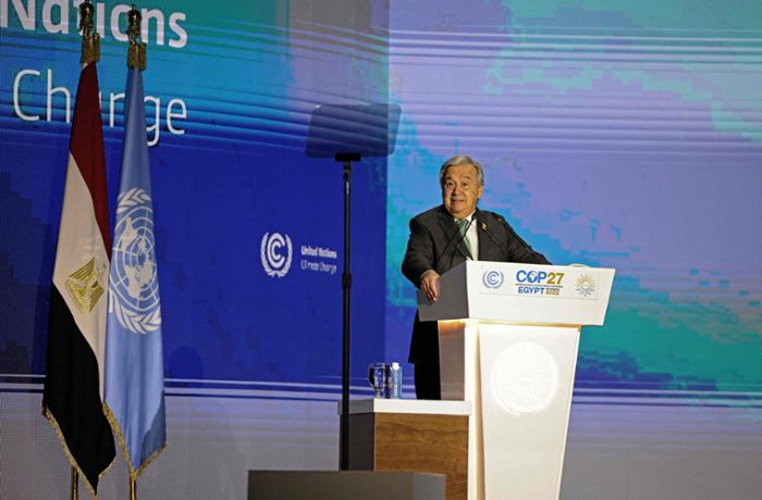 Weltklimakonferenz  in Ägypten: UN-Chef warnt: „Sind auf dem Highway zur Klimahölle“